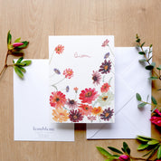 CARTE (+enveloppe blanche) - "Bisou"