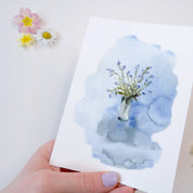 CARTE (+enveloppe blanche) - Forget me not