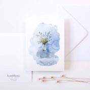 CARTE (+enveloppe blanche) - Forget me not