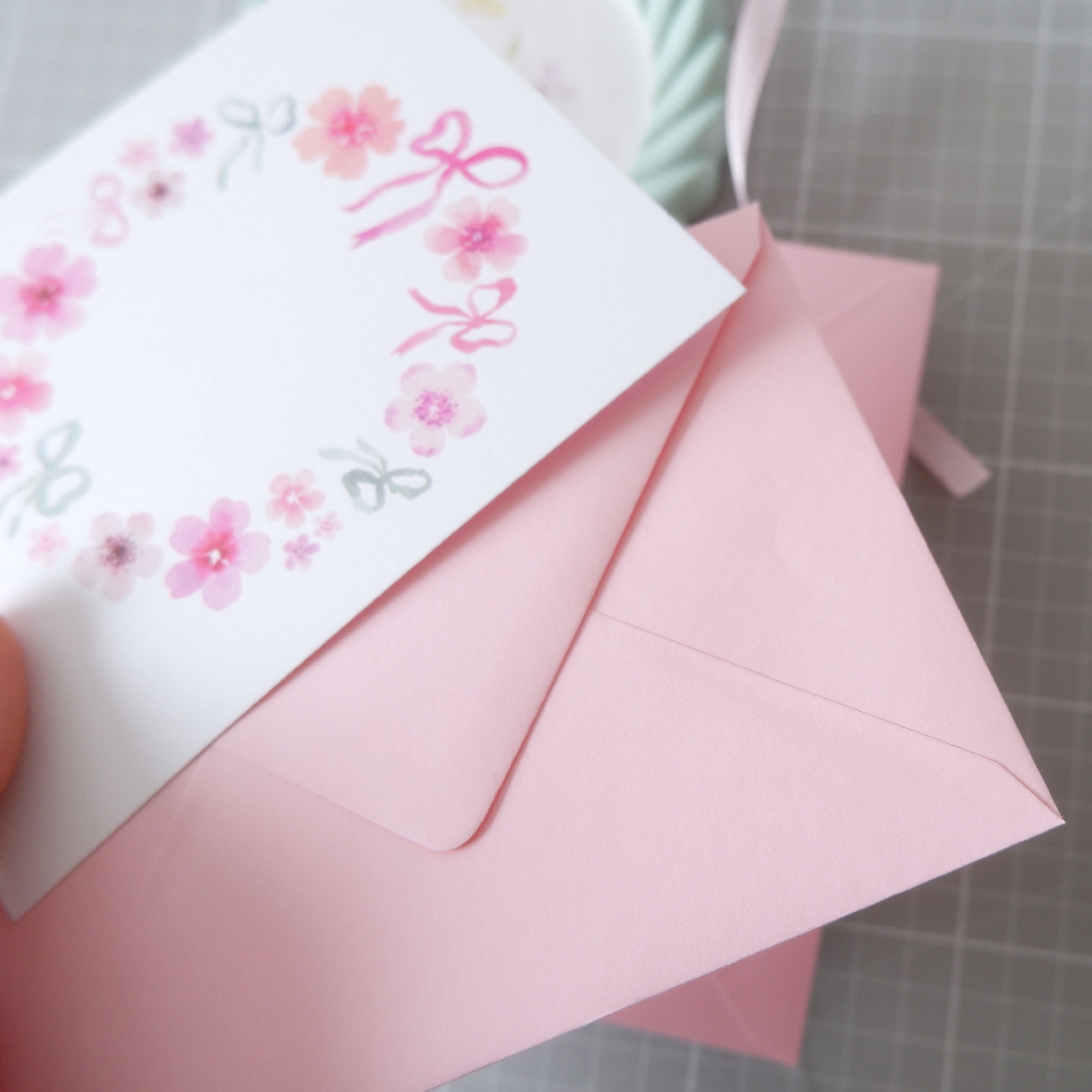 My favorite things (+enveloppe rose poudré )