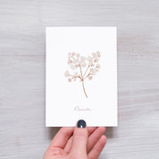 CARTE (+enveloppe kraft)  - Rêveuse -