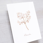 CARTE (+enveloppe kraft)  - Rêveuse -