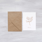 CARTE (+enveloppe kraft)  - Rêveuse -