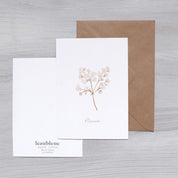 CARTE (+enveloppe kraft)  - Rêveuse -