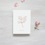 CARTE (+enveloppe kraft)  - Rêveuse -