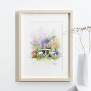 Affiche Goûter au jardin