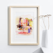 Affiche Fenêtre cosy