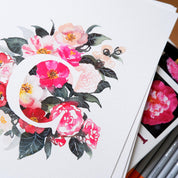 Monogramme décoré "C"