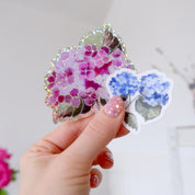 Lot de Stickers vinyle Hortensias