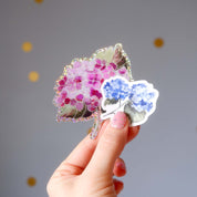 Lot de Stickers vinyle Hortensias