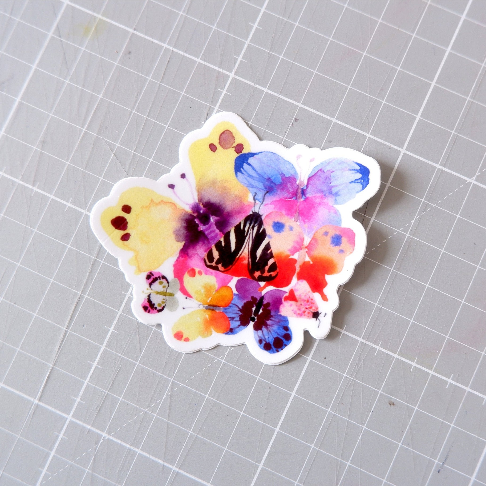 Sticker Papillons Mulitico