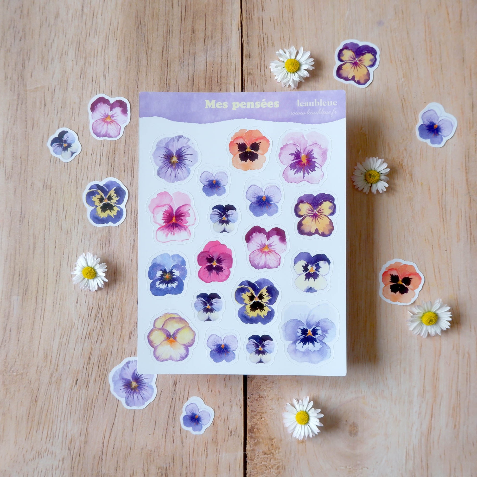 Planche de stickers -  Mes pensées