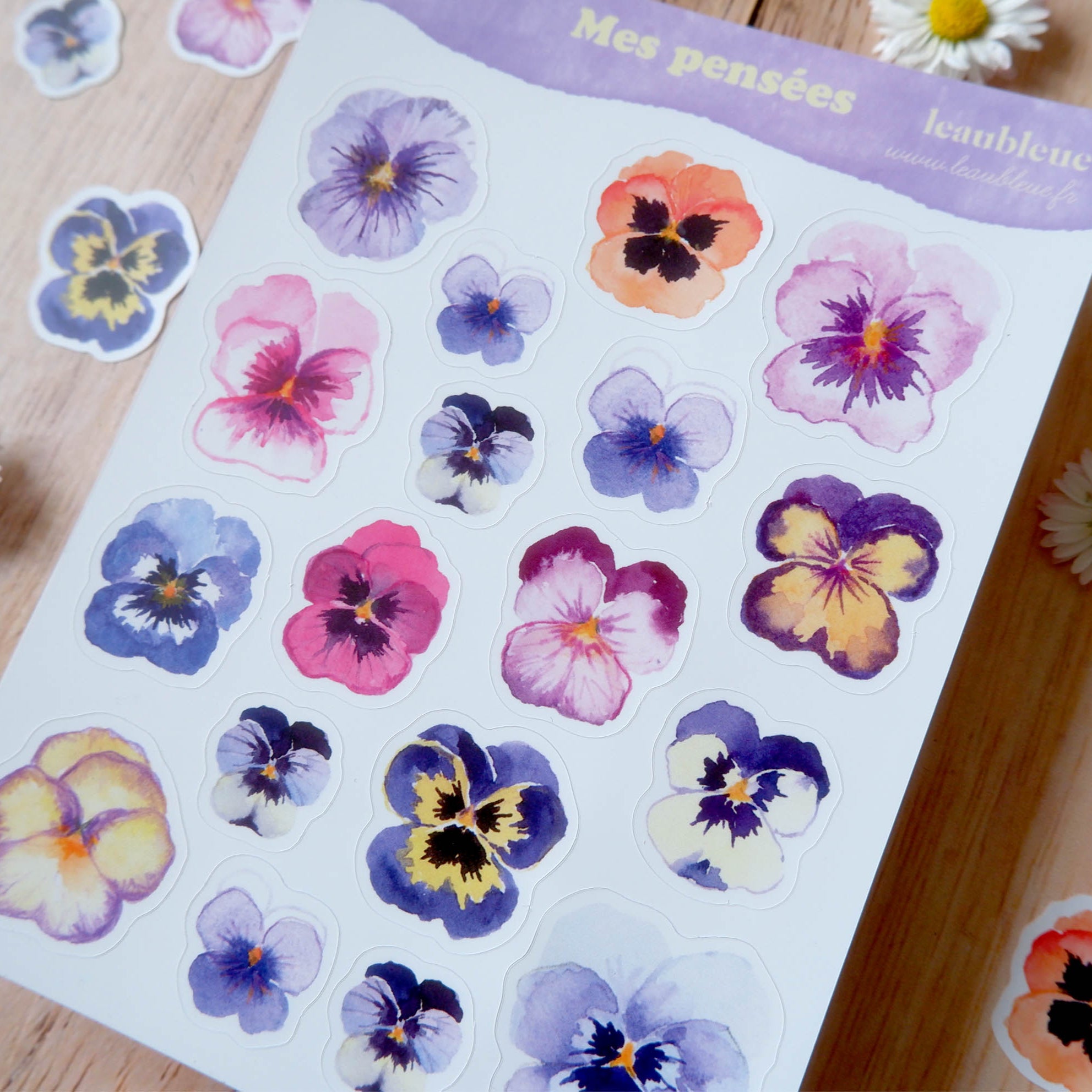 Planche de stickers -  Mes pensées