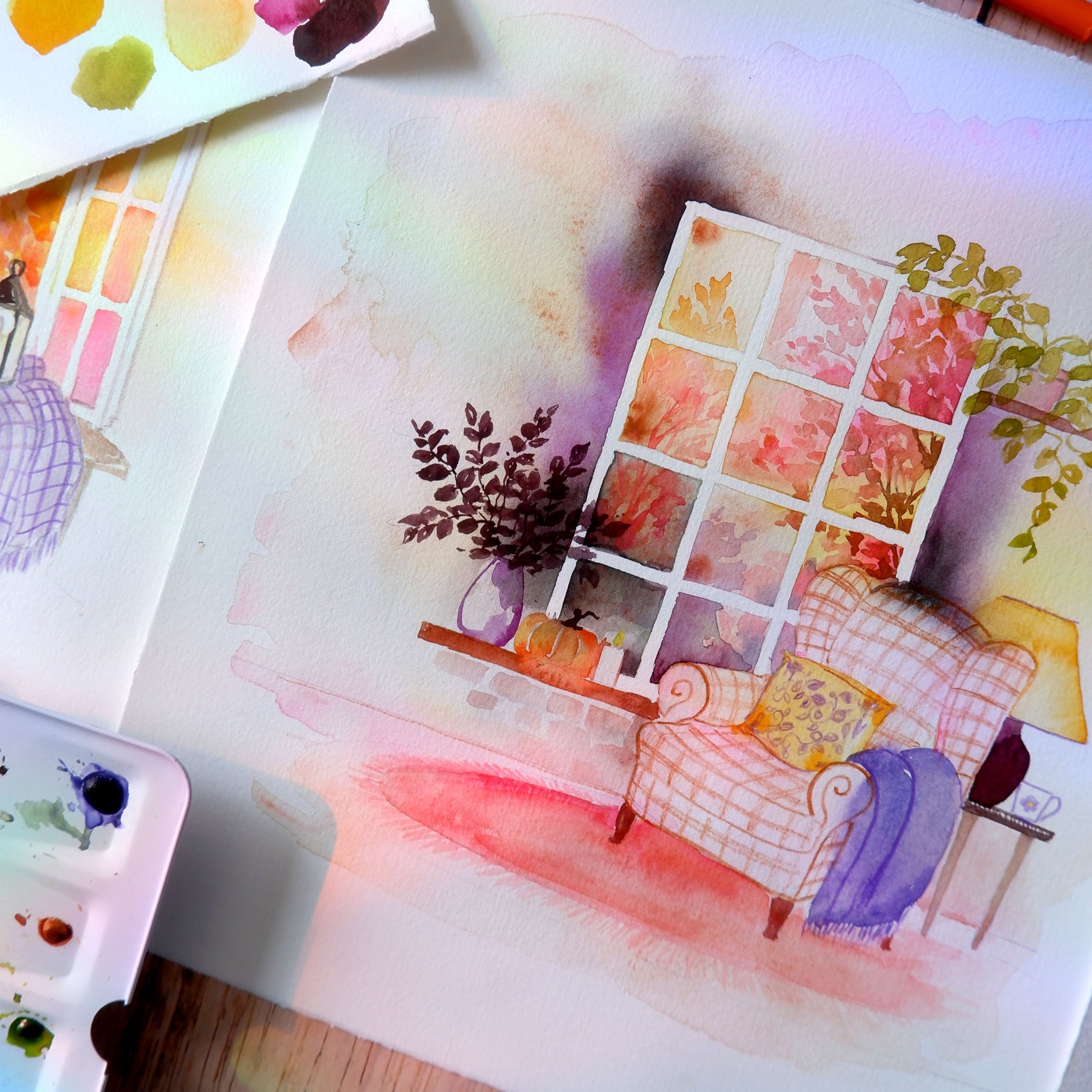 Atelier "Fenêtre Cosy" 🎀🪟🍂  à PARIS Jeudi 16 octobre (MATIN)