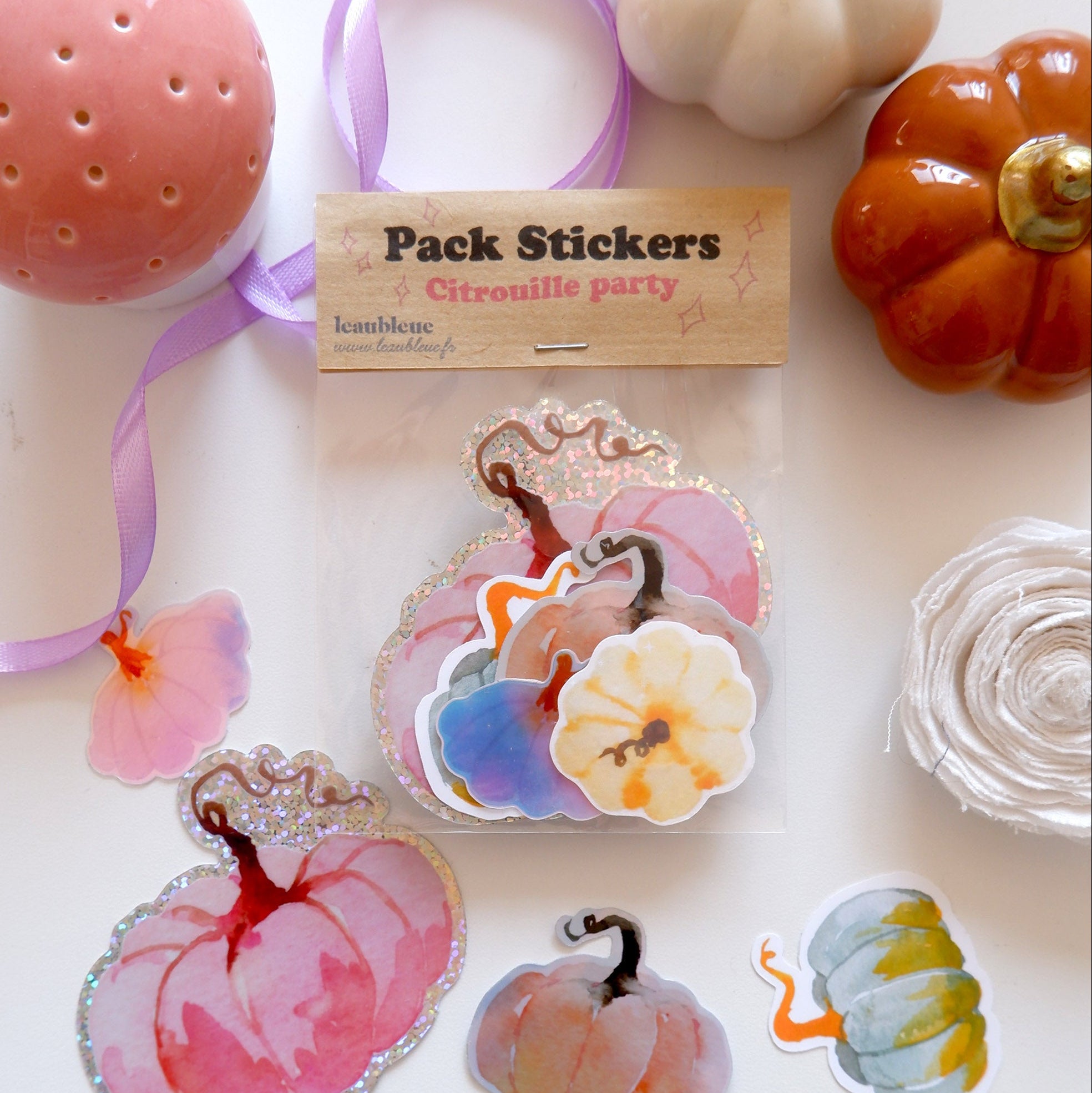 Pack stickers citrouille party✨🕺🎃