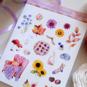 Planche de stickers -  Mes favoris d'automne