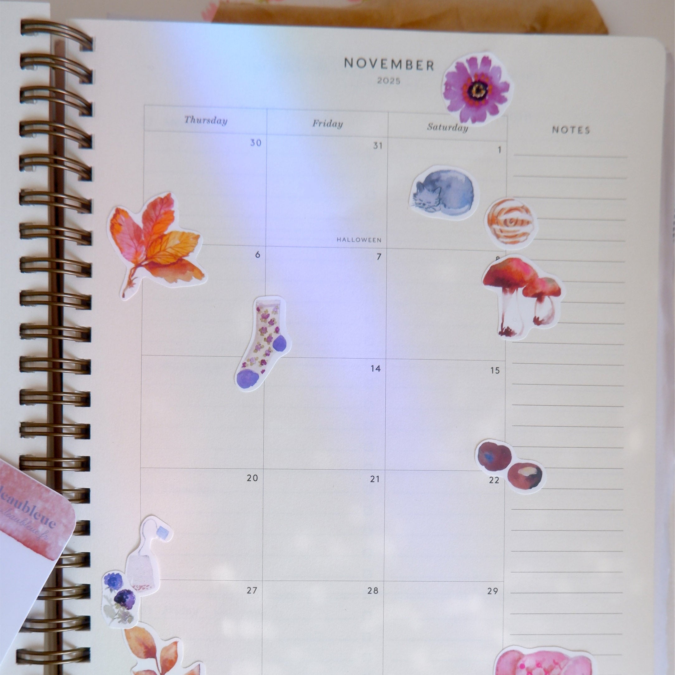 Planche de stickers -  Mes favoris d'automne