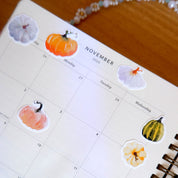 Planche de stickers -  Citrouilles
