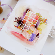 Affiche Fenêtre cosy