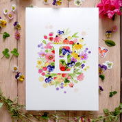 Monogramme décoré "E"