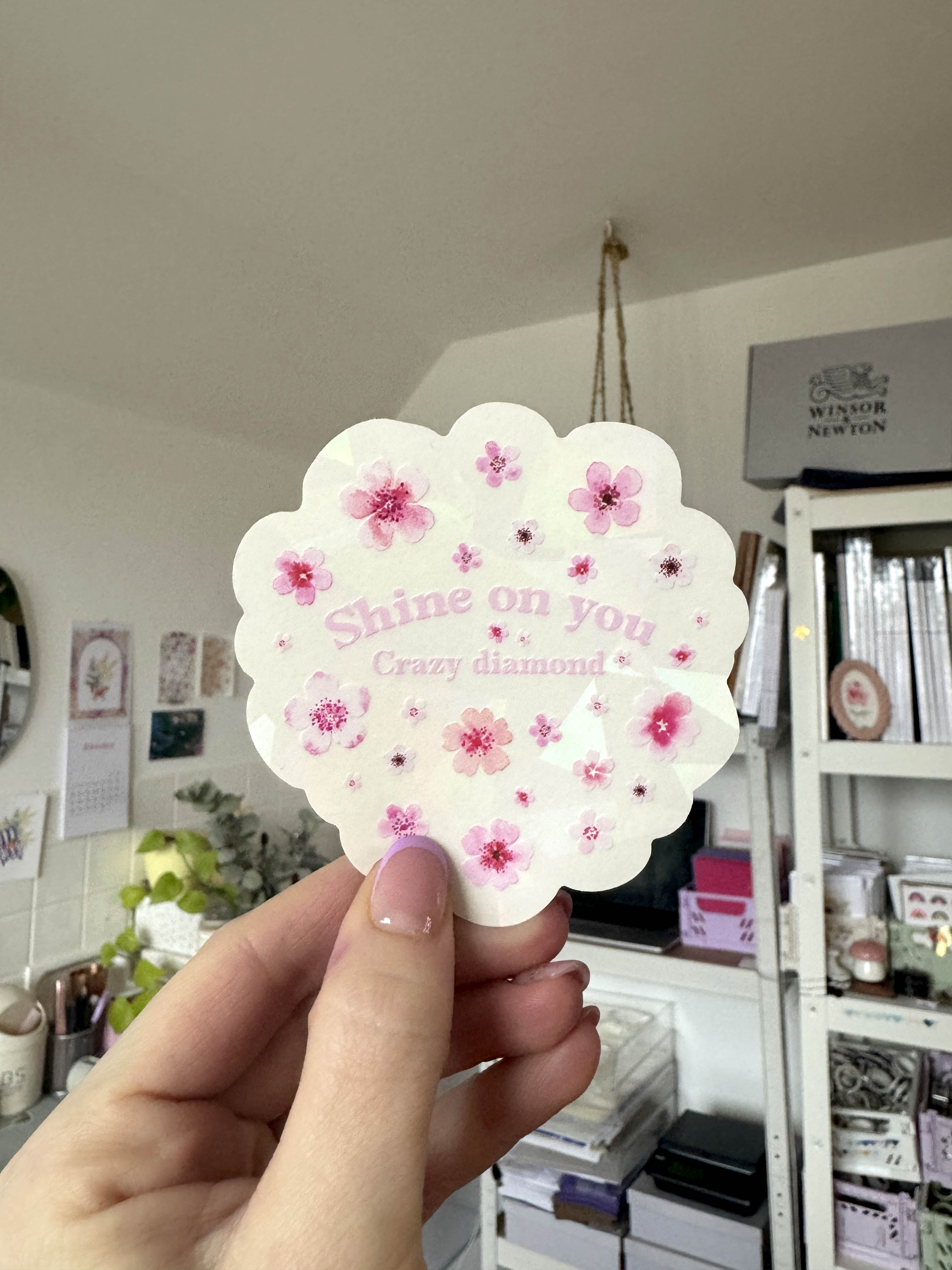 Sticker Suncatcher "Shine on you"