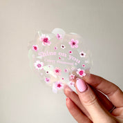 Sticker Suncatcher "Shine on you"