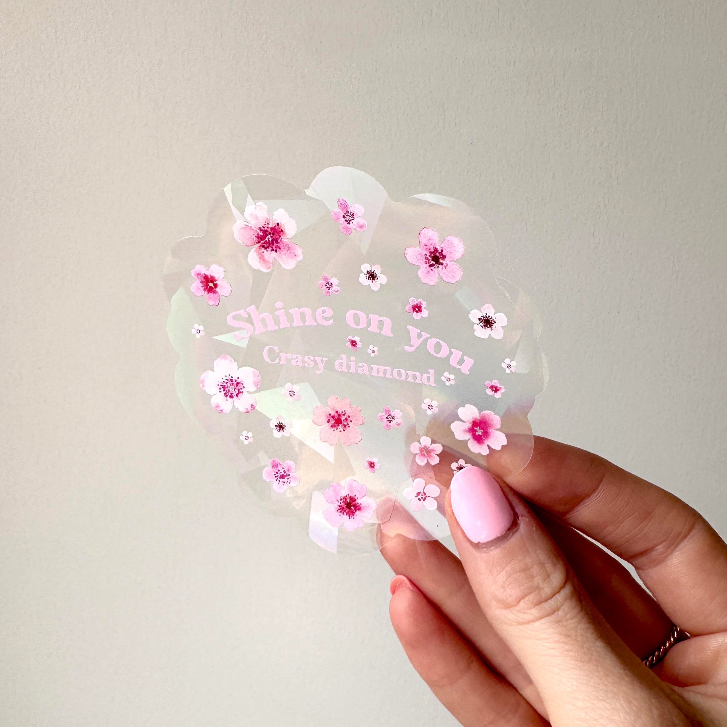 Sticker Suncatcher "Shine on you"