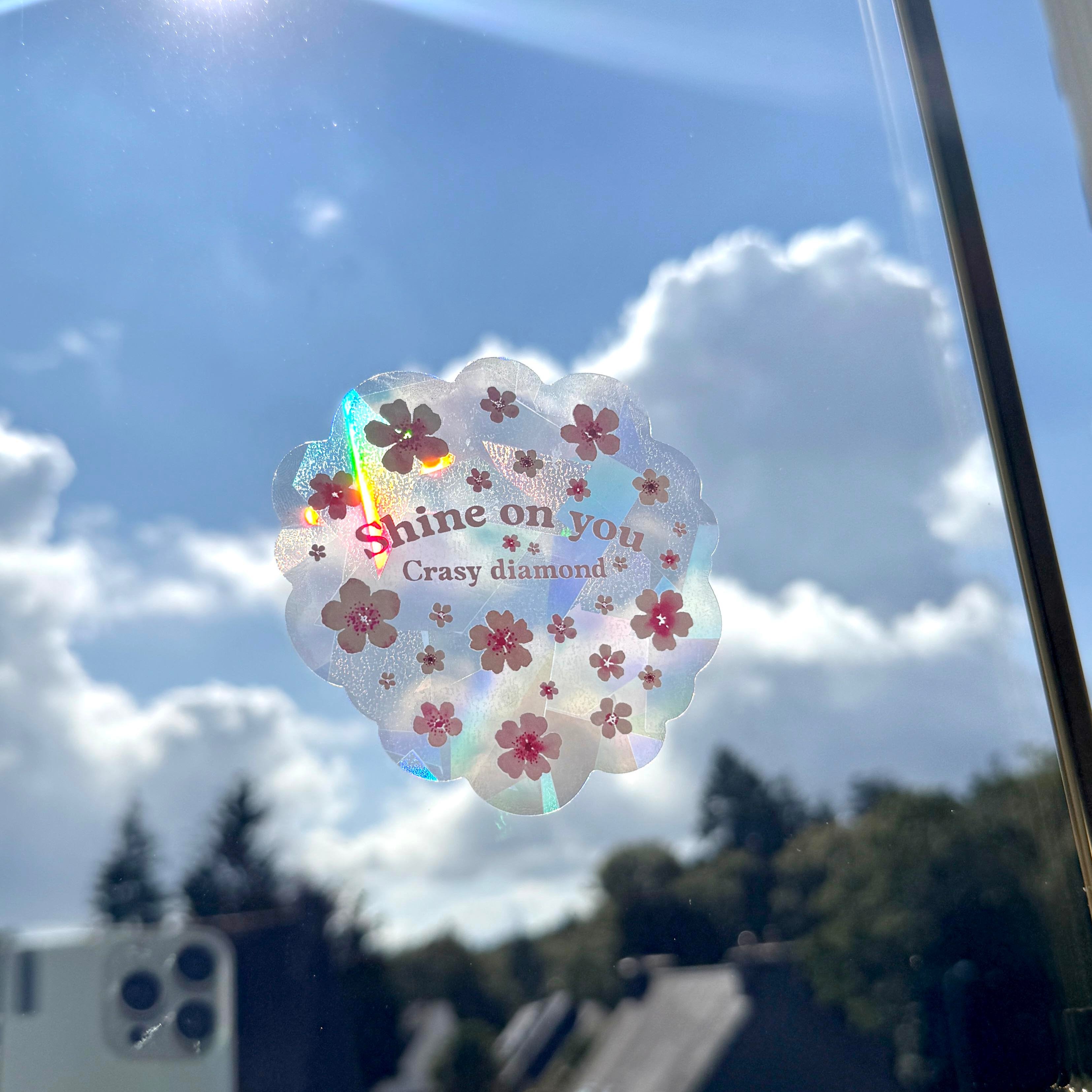 Sticker Suncatcher "Shine on you"