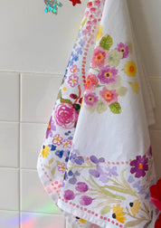 Linge de cuisine / Torchon fleuri
