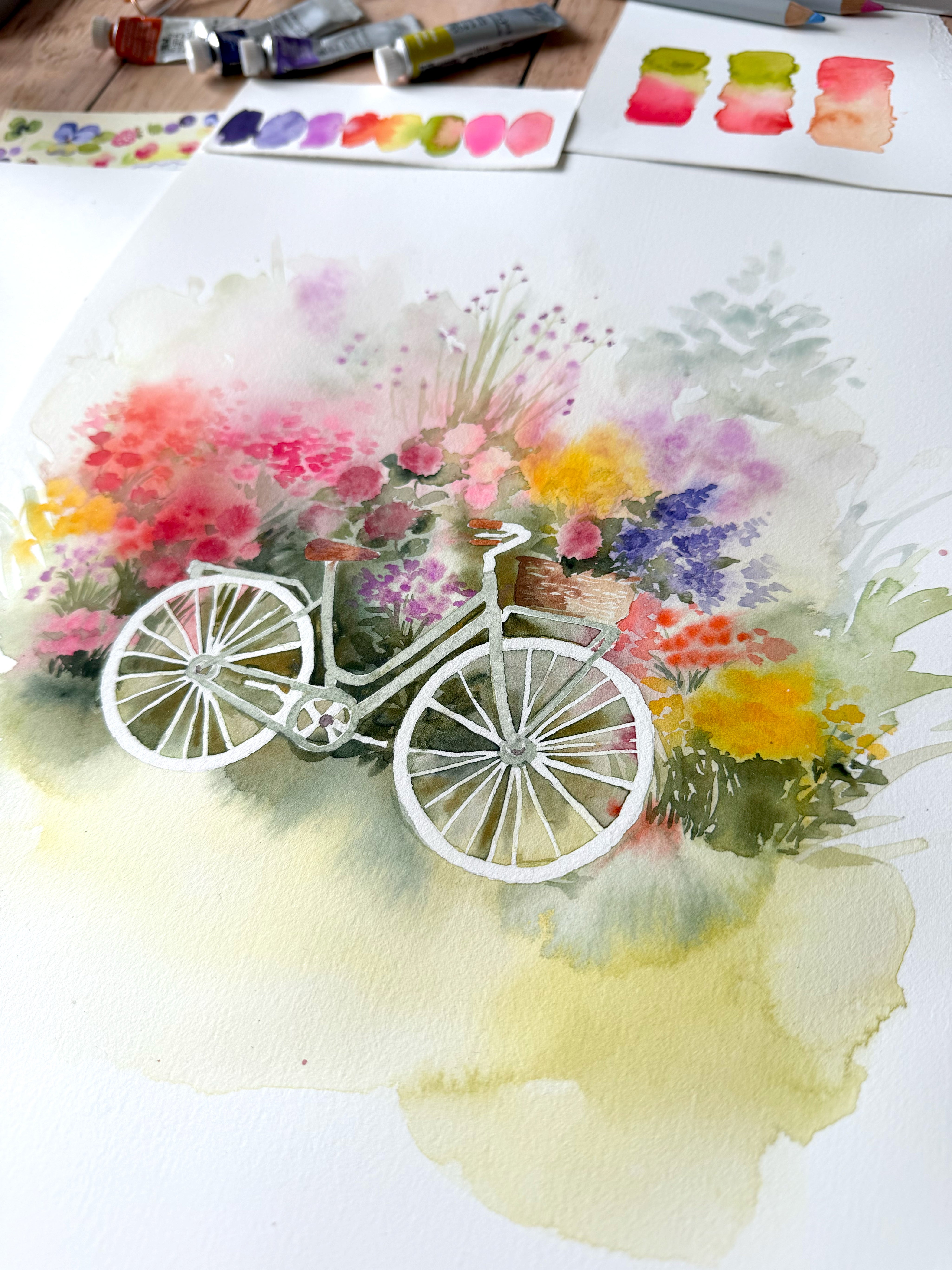 Atelier "Jardin d'été" 🌸🚲👒  à PARIS mercredi 8 juillet (APRÈS-MIDI)