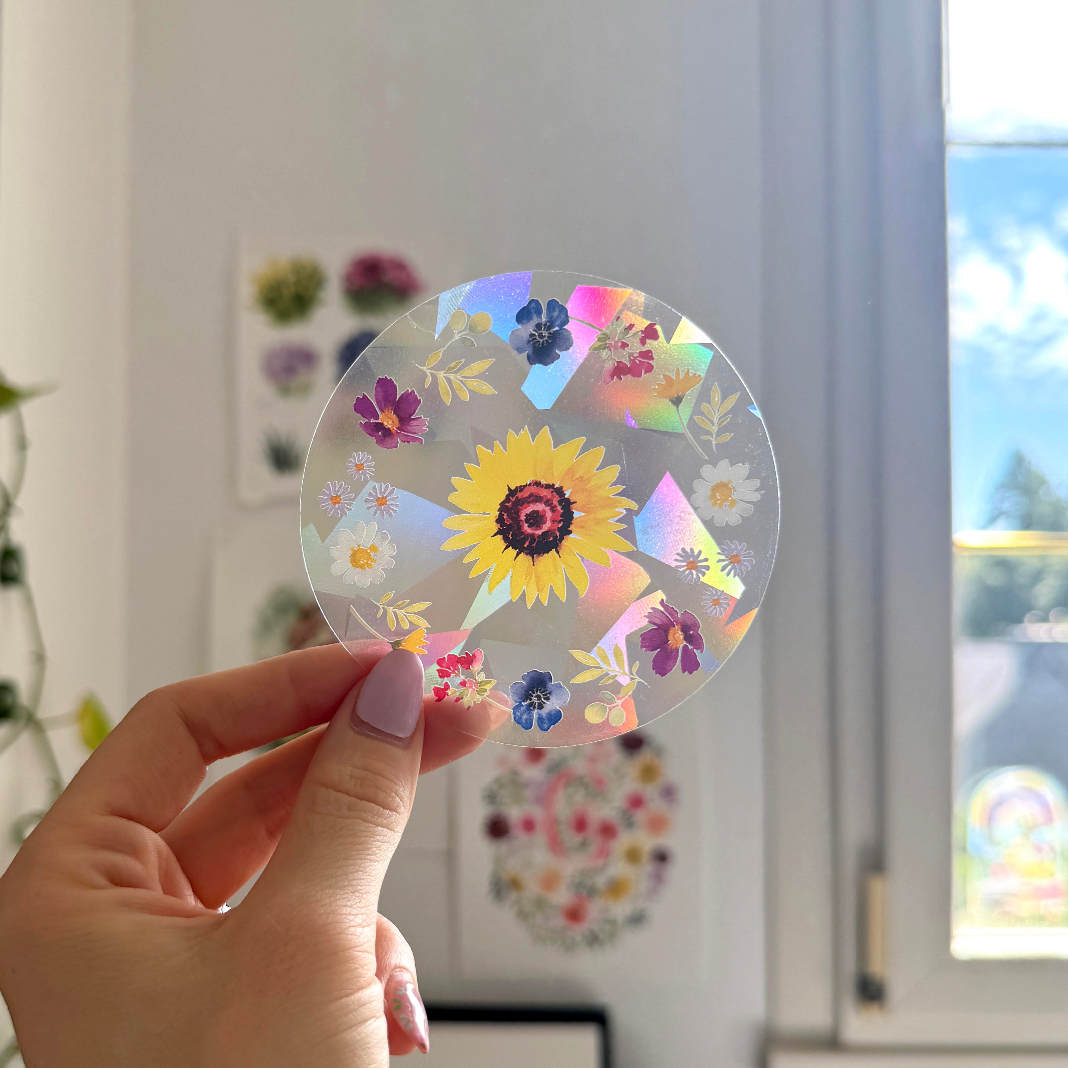 Sticker Suncatcher "Sunflower"
