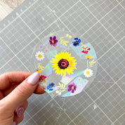 Sticker Suncatcher "Sunflower"