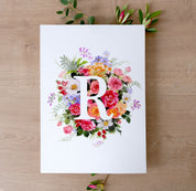 Monogramme décoré "R"