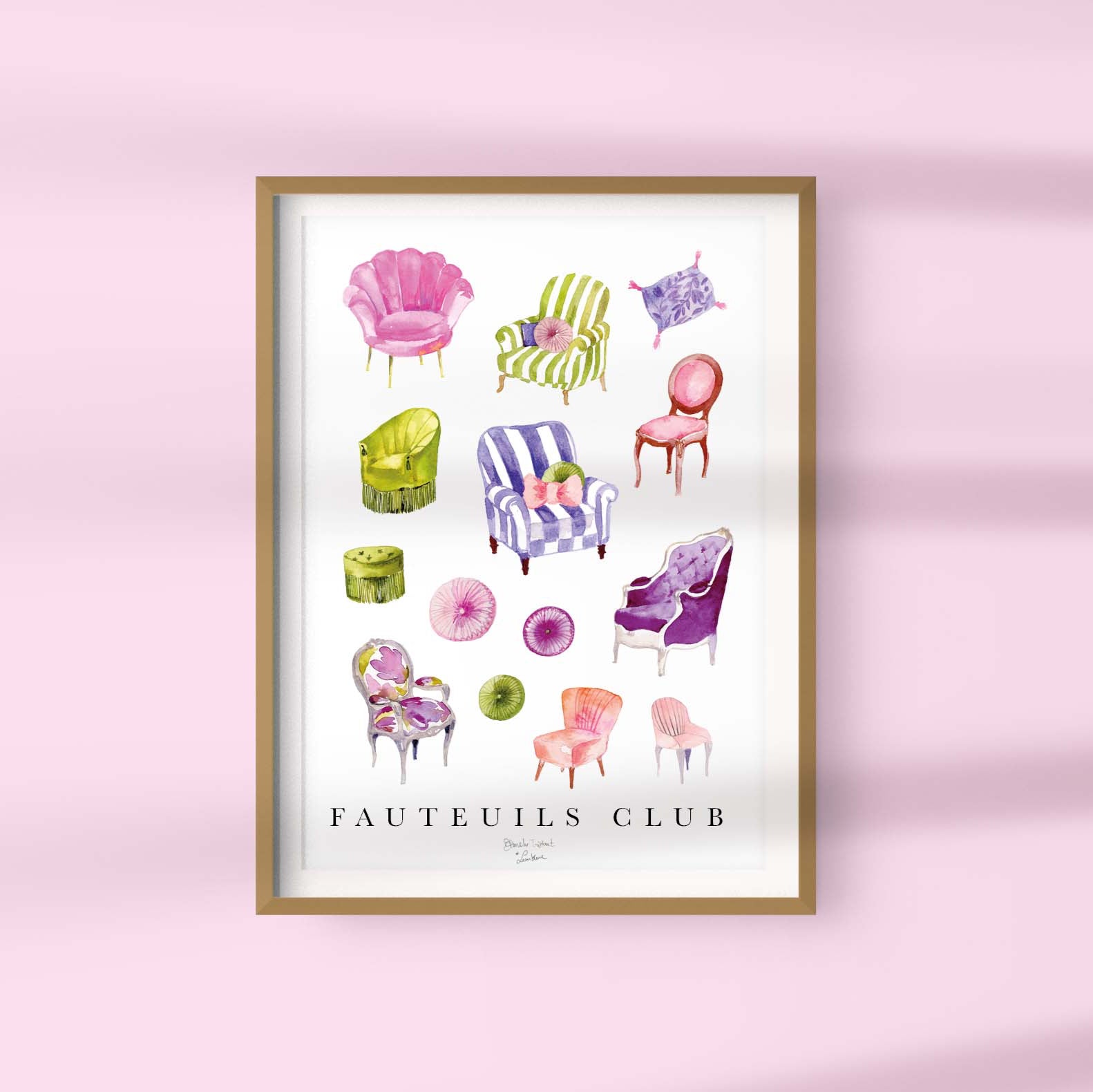 Affiche Fauteuils Club