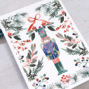 Carte de voeux Casse Noisettes (+enveloppe Kraft )