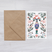 Carte de voeux Casse Noisettes (+enveloppe Kraft )