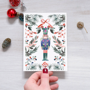 Carte de voeux Casse Noisettes (+enveloppe Kraft )