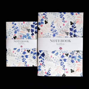 NOTEBOOK Fleuri "Blue mood" - A6 ou A5