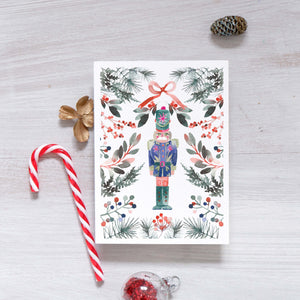 Carte de voeux Casse Noisettes (+enveloppe Kraft )