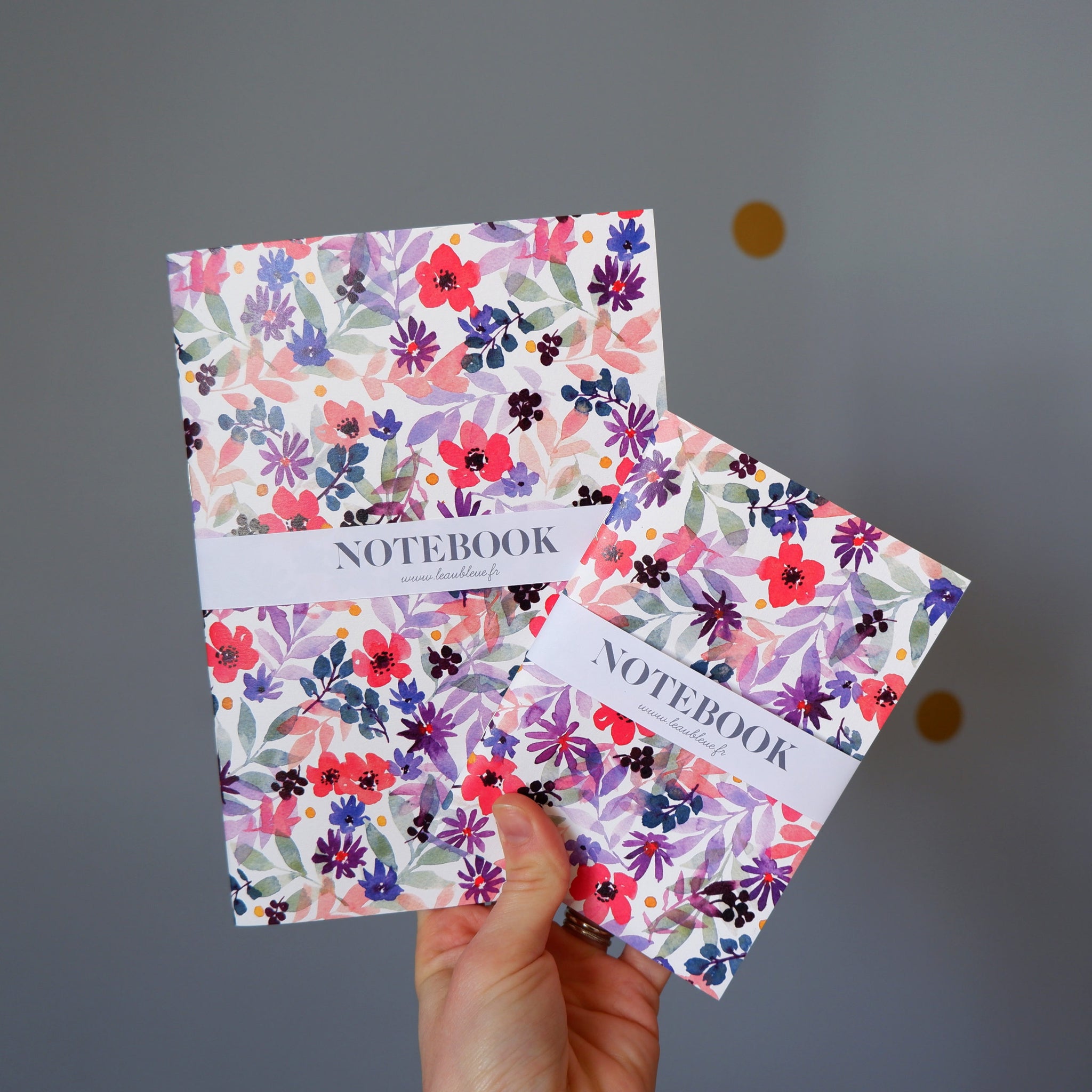 NOTEBOOK Fleuri "Lilac mood" - A6 ou A5
