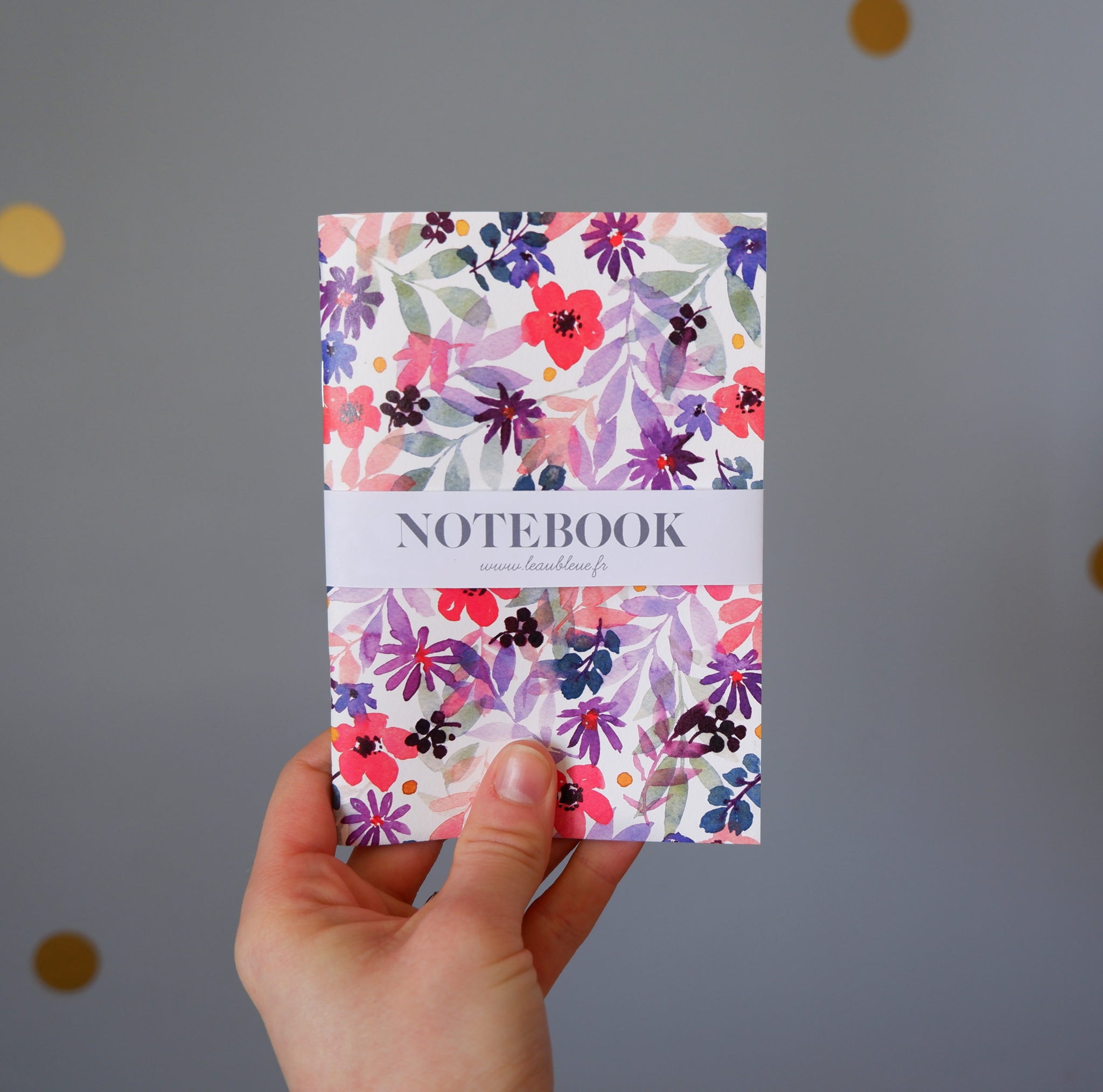 NOTEBOOK Fleuri "Lilac mood" - A6 ou A5