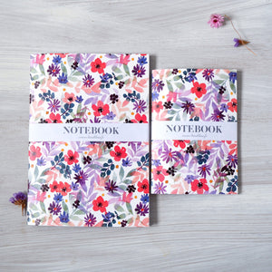 NOTEBOOK Fleuri "Lilac mood" - A6 ou A5
