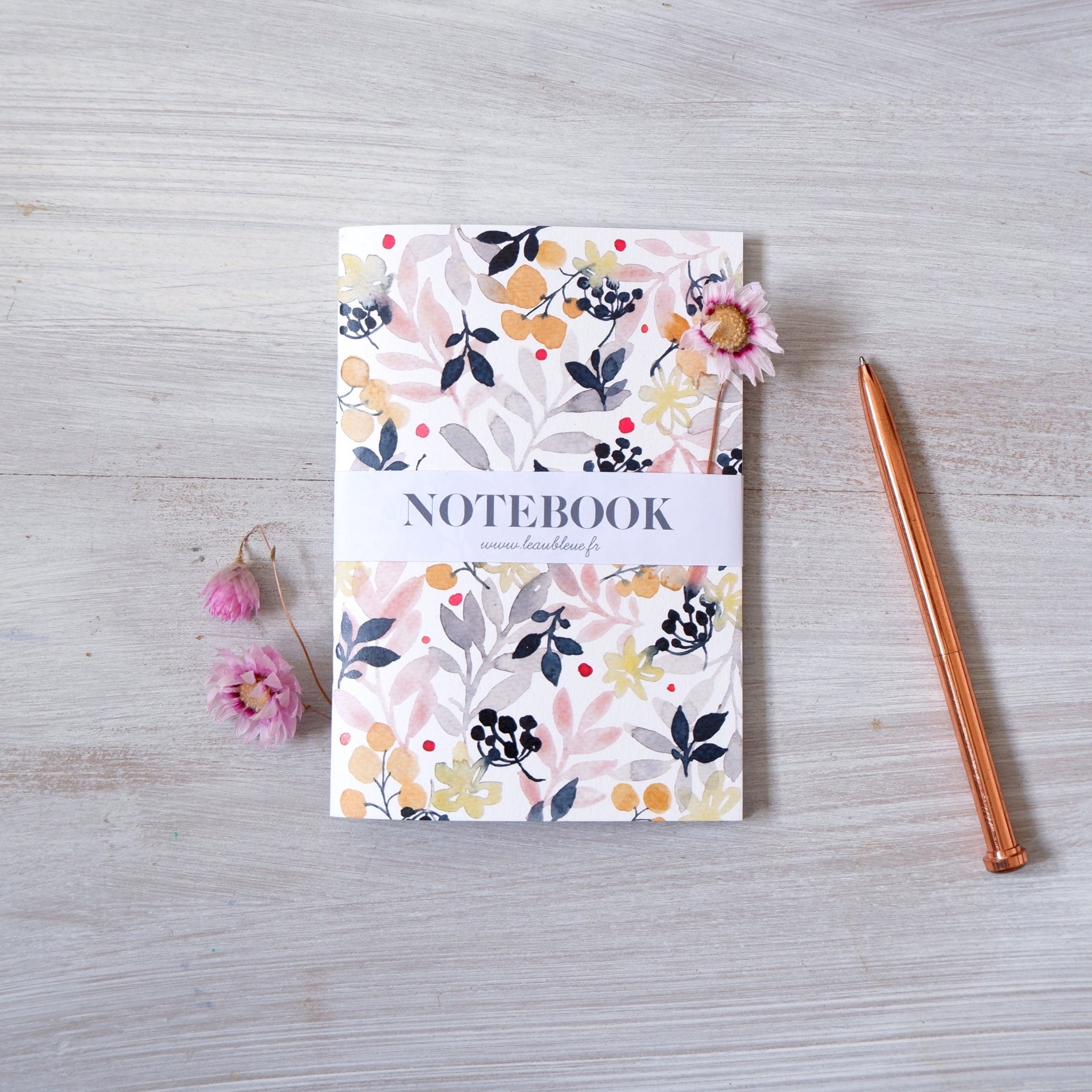 NOTEBOOK Fleuri "Summer mood" - A6 ou A5