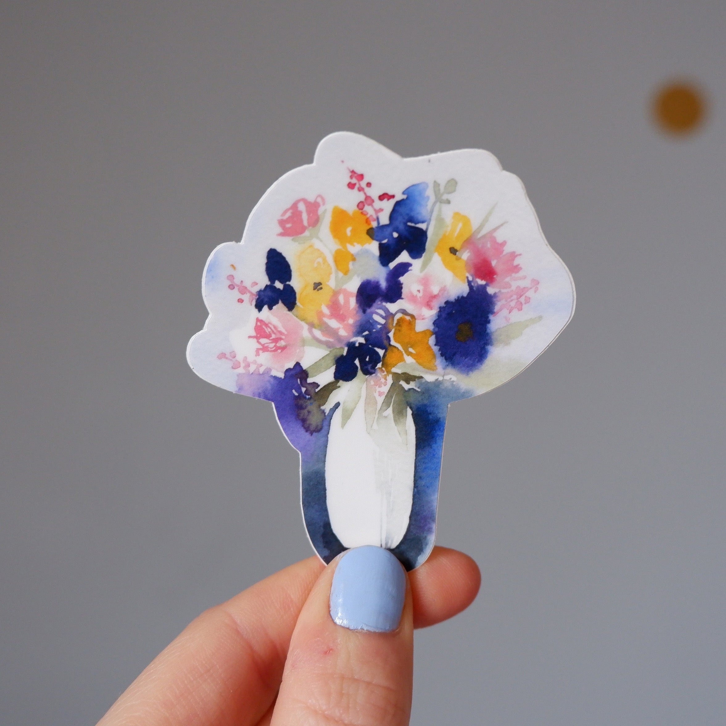 Lot de Stickers vinyle "Petits vases"