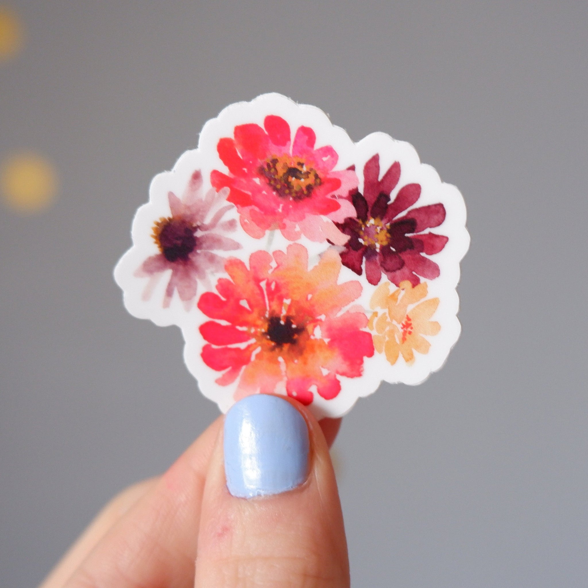 Lot de Stickers vinyle "bouquets"