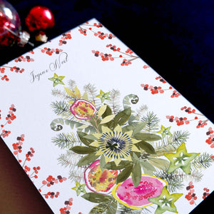 Carte de voeux Sapin Joyeux Noël(+enveloppe Kraft ) – leaubleue